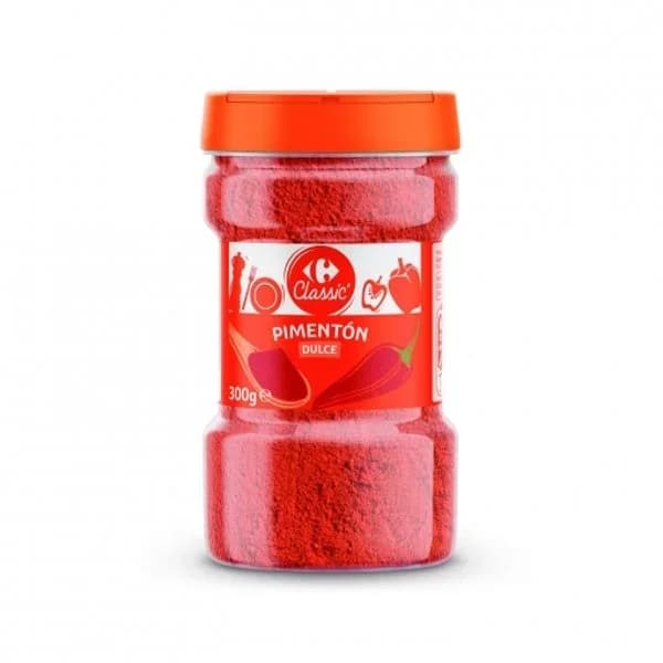 Pimentón dulce Carrefour Classic 300 g. - 0.3 kg - Imagen del producto en Findit