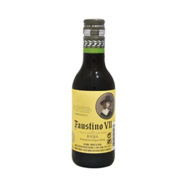 Vino Tinto Joven D.O.C. Rioja FAUSTINO VII, botella 18,7 cl - 0.19 l - Imagen del producto en Findit