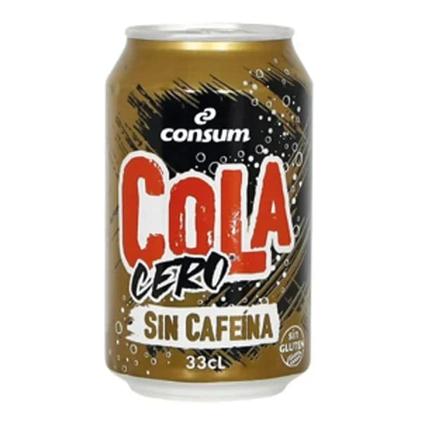Cola Cero sin Cafeína Lata - 0.33 l - Imagen del producto en Findit