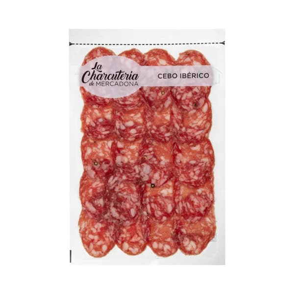 Salchichón de cebo ibérico cortado a máquina - 0.11 kg - Imagen del producto en Findit