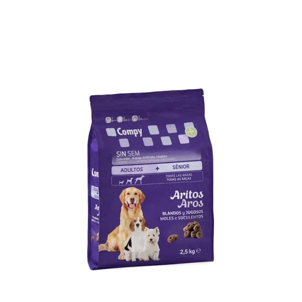 Aritos perro adulto y sénior Compy - 2.5 kg - Imagen del producto en Findit