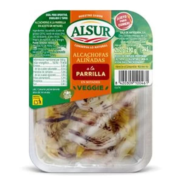 Alcachofas Aliñadas a la Parrilla - 0.16 kg - Imagen del producto en Findit