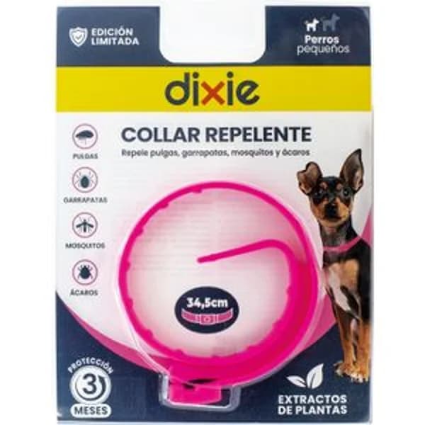 Collar repelente Rosa para Perros pequeños - 1 ud - Imagen del producto en Findit