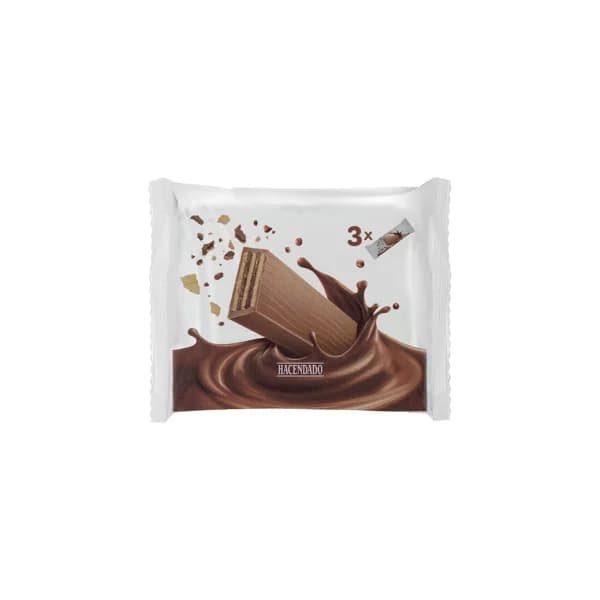 Barritas crujientes Hacendado recubiertas de chocolate con leche - 0.07 kg - Imagen del producto en Findit