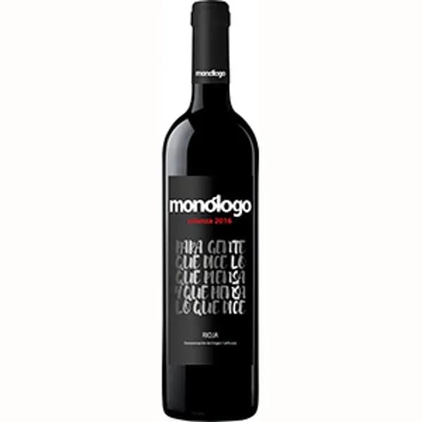 Vino Tinto Crianza D.O. Rioja MONÓLOGO, botella 75 cl - 0.75 l - Imagen del producto en Findit