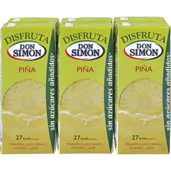 Néctar Piña sin Azúcar 6 x 200ML - 1.2 l - Imagen del producto en Findit