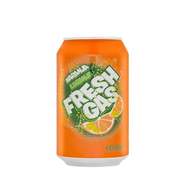 Refresco de naranja Hacendado fresh gas - 0.33 l - Imagen del producto en Findit
