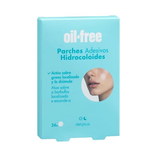 Parches faciales Hidrocoloides Deliplus Oil Free - 23.94 ud - Imagen del producto en Findit