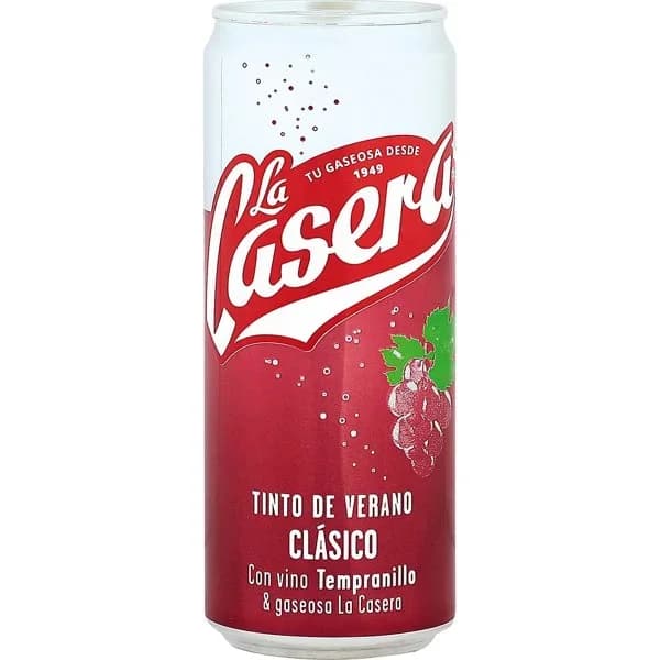 Tinto de verano limón LA CASERA, lata 33 cl - 0.33 l - Imagen del producto en Findit