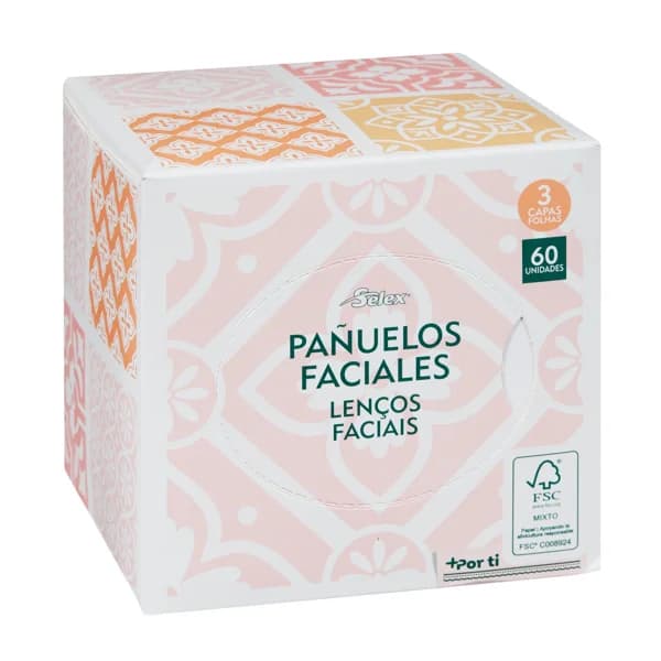Pañuelos Faciales 3C 60UD - 1 ud - Imagen del producto en Findit