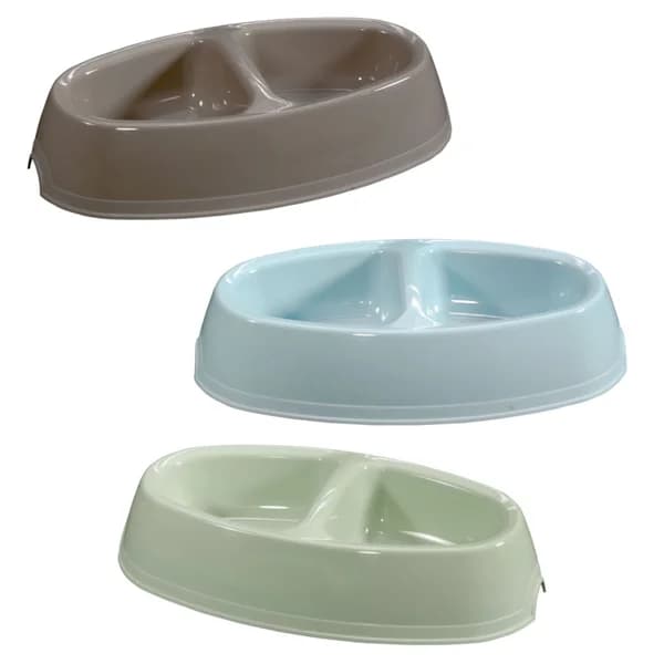 Comedero/Bebedero Ovalado Doble 31x17x6,5CM - 1 ud - Imagen del producto en Findit