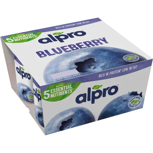 Yogur Soja Alpro Arándanos 4U - 0.5 kg - Imagen del producto en Findit