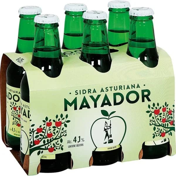 Sidra pack botellín 6x25 cl - 1.5 l - Imagen del producto en Findit