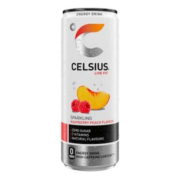 Refresco Melocotón y Frambuesa Lata - 0.35 l - Imagen del producto en Findit