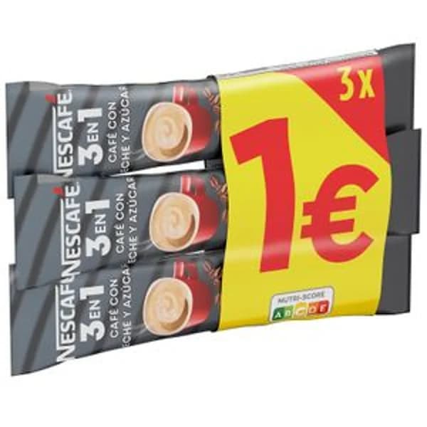 Cafe Soluble 3 en 1 3 Sobres - 0.05 kg - Imagen del producto en Findit