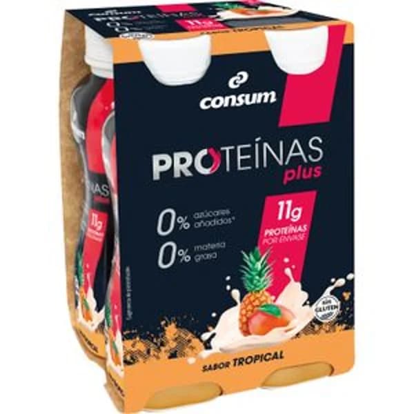 Yogur Líquido 0%0% Proteína sabor Tropical - 0.64 kg - Imagen del producto en Findit
