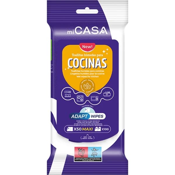 Toallitas Limpiadoras Cocina - 43.33 ud - Imagen del producto en Findit