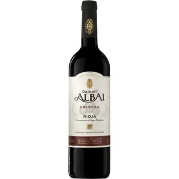 Vino Tinto Crianza Rioja CASTILLO DE ALBAI, botella 75 cl - 0.75 l - Imagen del producto en Findit