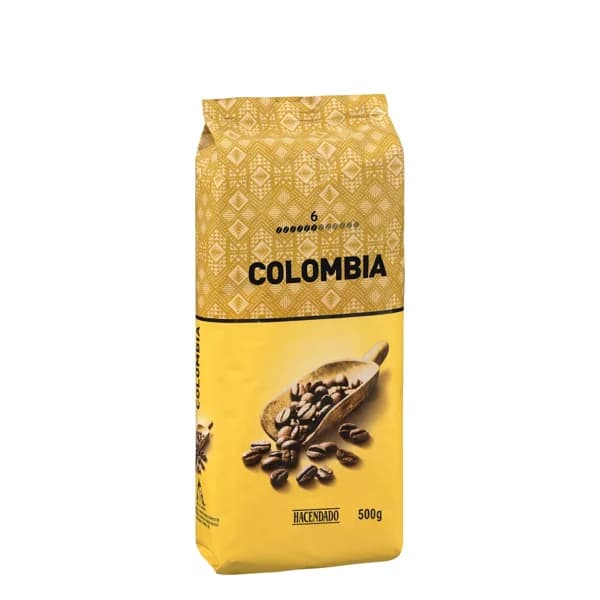 Café en grano Colombia Hacendado - 0.5 kg - Imagen del producto en Findit