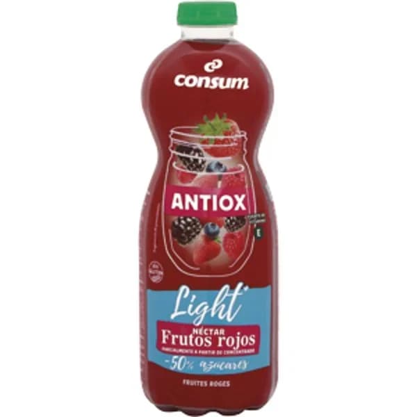 Bebida Frutos Rojos Sin Azúcares Añadidos - 1 l - Imagen del producto en Findit