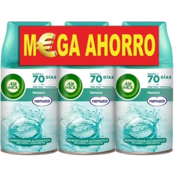 Ambientador automático freshmatic Nenuco recambio Air Wick 3 ud. - 3 ud - Imagen del producto en Findit