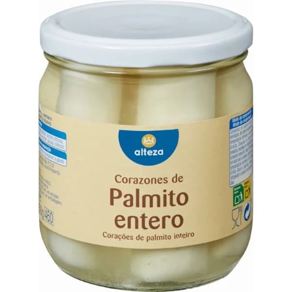 Corazón de Palmito Entero Tarro - 0.25 kg - Imagen del producto en Findit