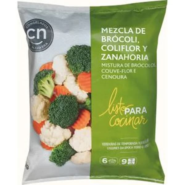 Brocoli Coliflor Zanahoria Mezcla - 1 kg - Imagen del producto en Findit