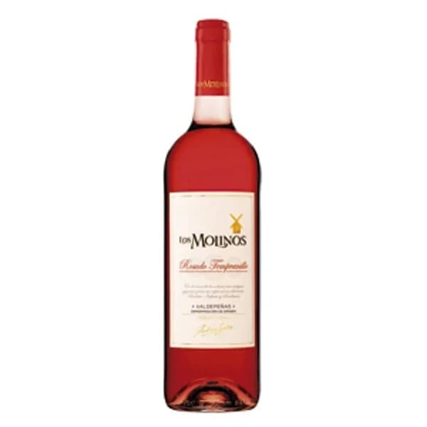 Vino Rosado Valdepeñas LOS MOLINOS, botella 75 cl - 0.75 l - Imagen del producto en Findit