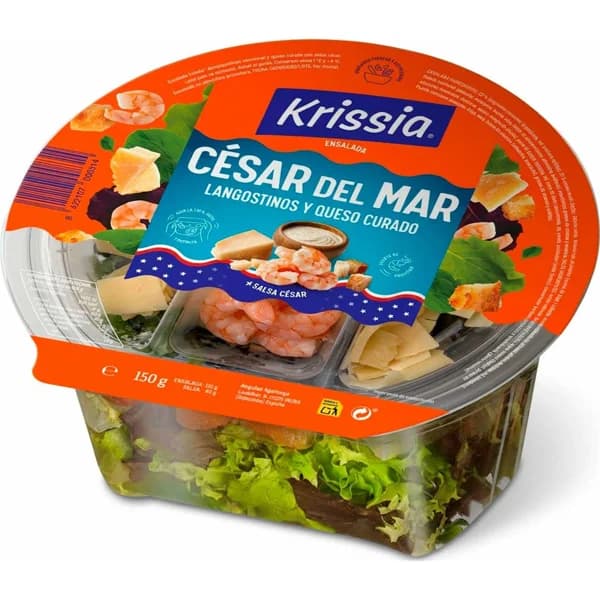 Ensalada Completa Cesar del Mar 150G - 0.15 kg - Imagen del producto en Findit