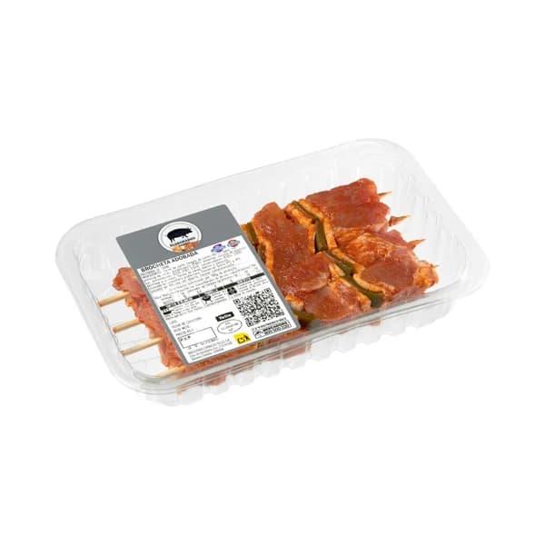 Brochetas de cerdo adobadas con varilla - 0.33 kg - Imagen del producto en Findit