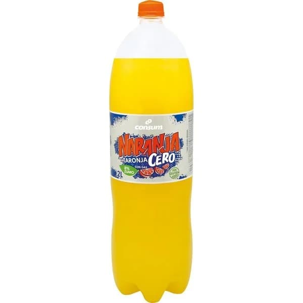Refresco Naranja Cero Botella - 2 l - Imagen del producto en Findit