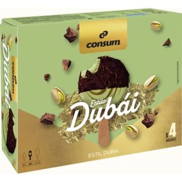 Mini Bombón Dubai 4 Unidades - 0.18 kg - Imagen del producto en Findit