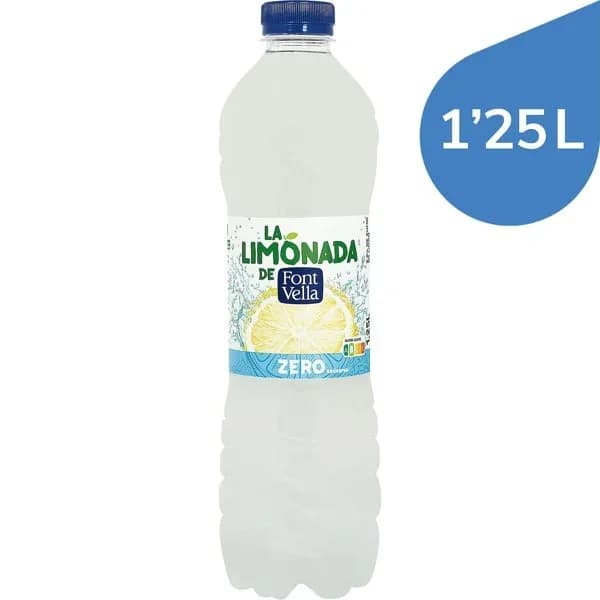 Refresco Agua y Zumo Limón Zero Botella - 1.25 l - Imagen del producto en Findit