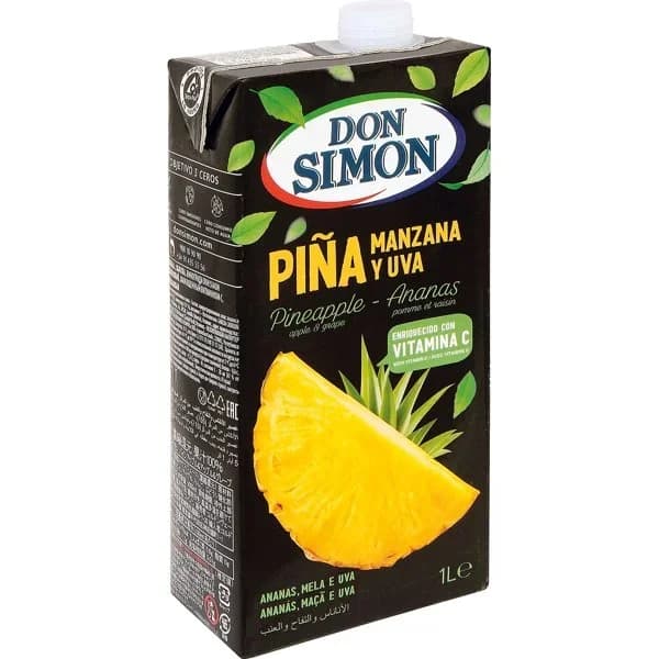 Zumo Piña y Uva Brik 1L - 1 l - Imagen del producto en Findit