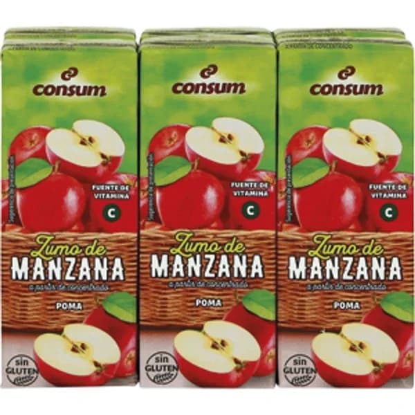Zumo Manzana Concentrado Pack de 6 - 1.2 l - Imagen del producto en Findit