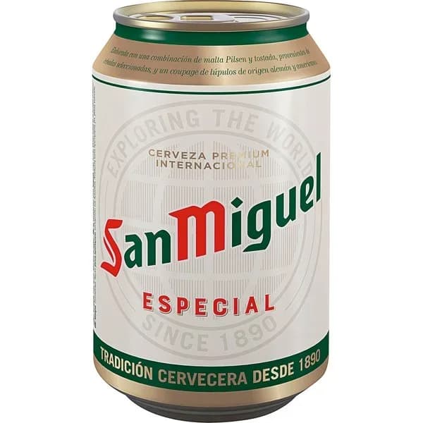 Cerveza SAN MIGUEL, lata 33 cl - 0.33 l - Imagen del producto en Findit