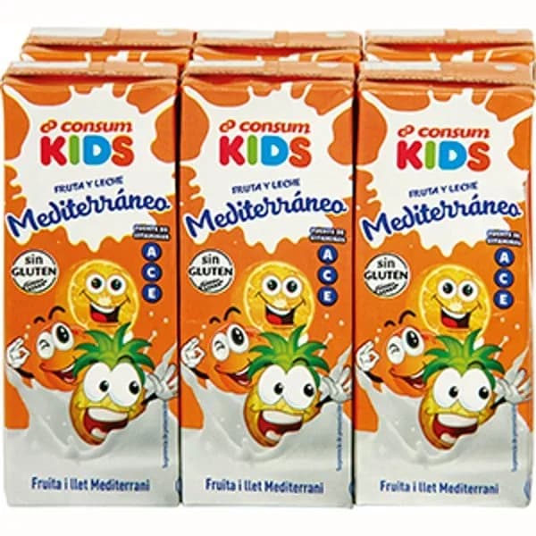 Zumo+Leche Mediterráneo - 1.2 ud - Imagen del producto en Findit