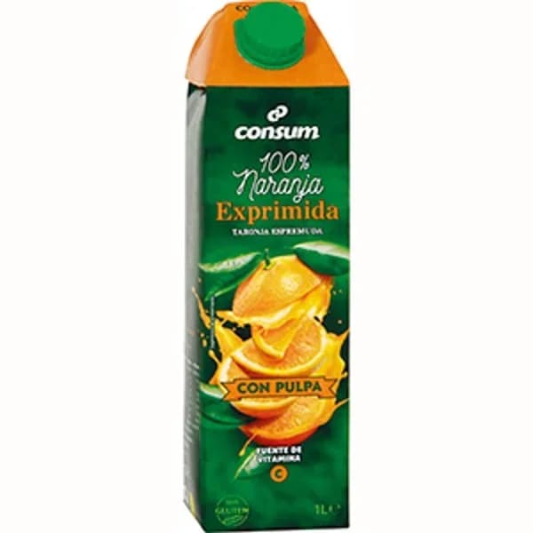 Zumo Exprimido Naranja con Pulpa Brik - 1 l - Imagen del producto en Findit