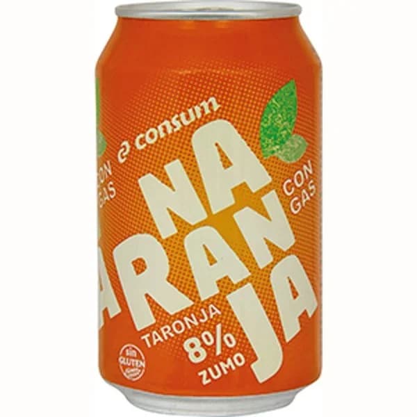 Refresco Naranja Lata - 0.33 l - Imagen del producto en Findit