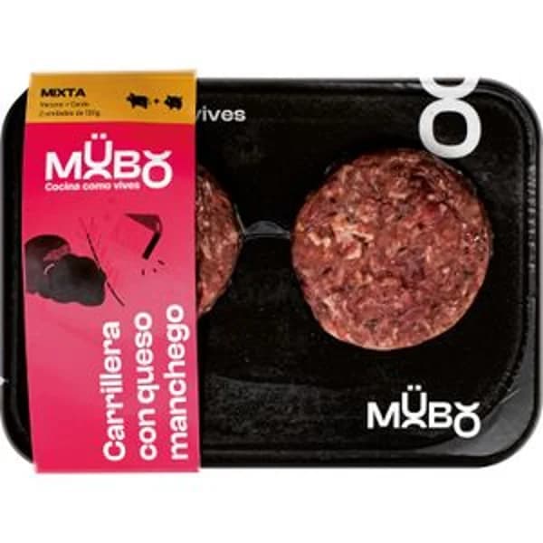 Burger Mixta Carrillera&Queso - 0.26 kg - Imagen del producto en Findit