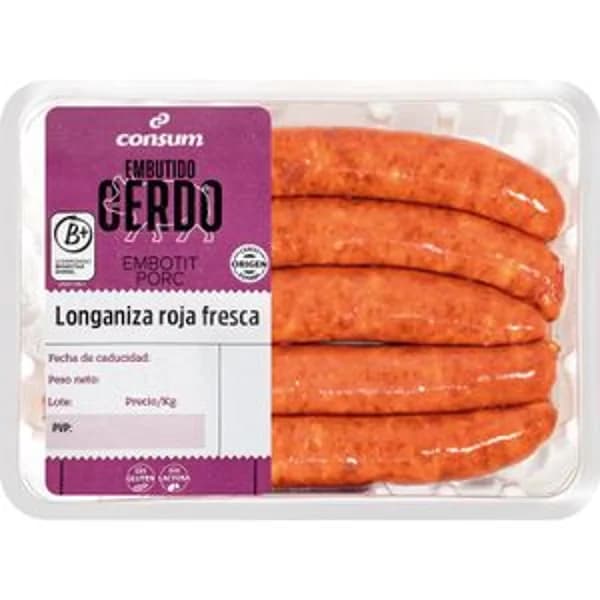 Longaniza Roja - 1 kg - Imagen del producto en Findit
