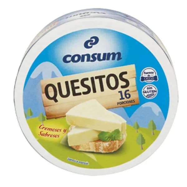 Queso Fundido Porciones - 0.25 kg - Imagen del producto en Findit
