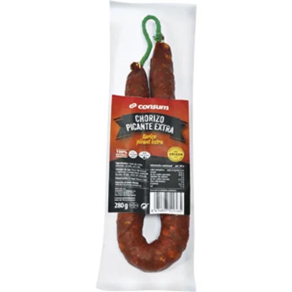 Chorizo Picante Extra - 0.28 kg - Imagen del producto en Findit
