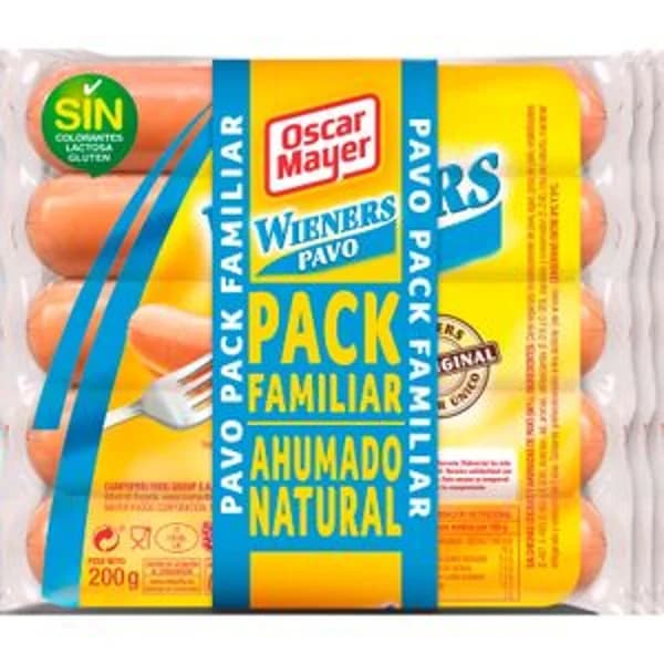 Salchicha Wiener Pavo - 0.6 kg - Imagen del producto en Findit