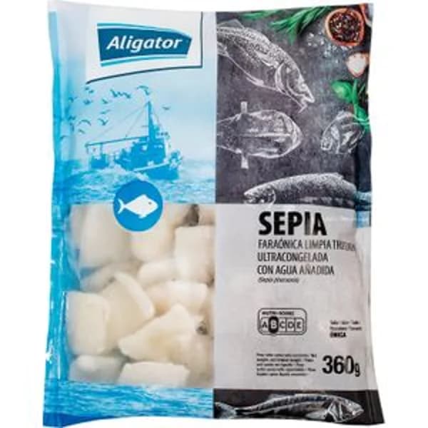 Sepia limpia troceada - 0.36 kg - Imagen del producto en Findit