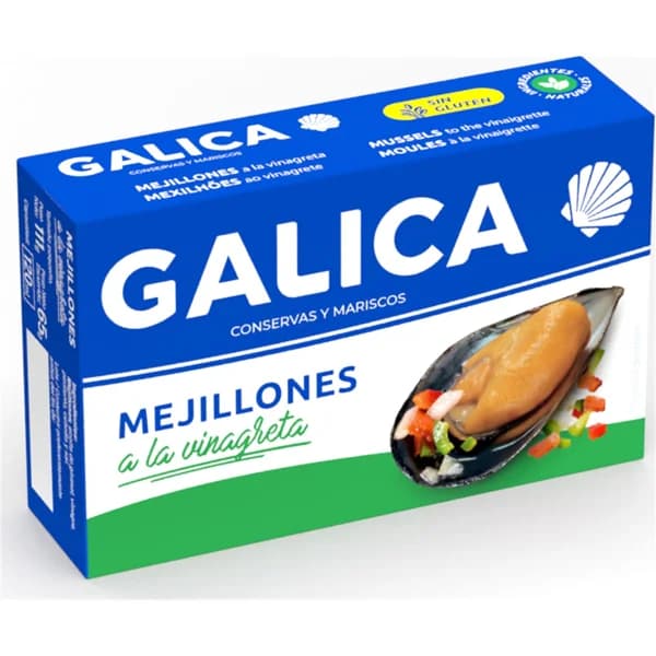 Mejillones Gallegos a la Vinagreta - 0.07 kg - Imagen del producto en Findit