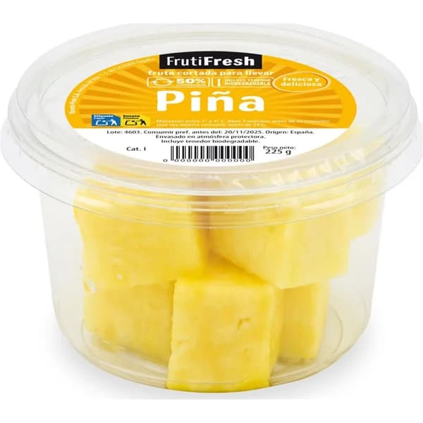 Piña Troceada - 0.23 kg - Imagen del producto en Findit