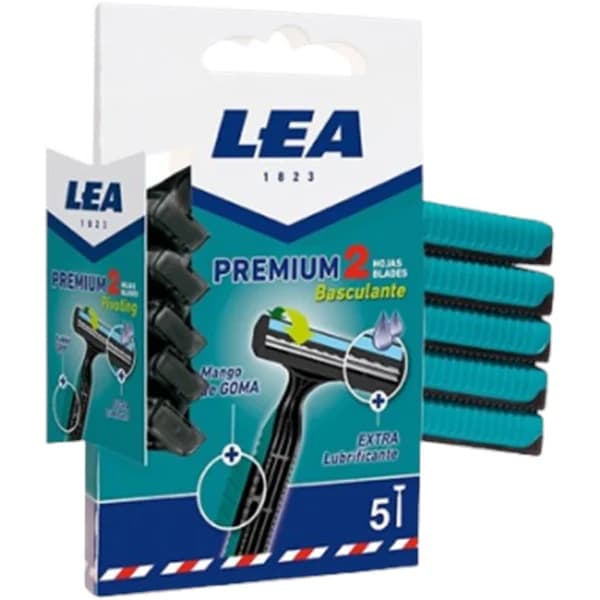 Maquinilla Afeitar Desechable Basculante 2H - 5 ud - Imagen del producto en Findit