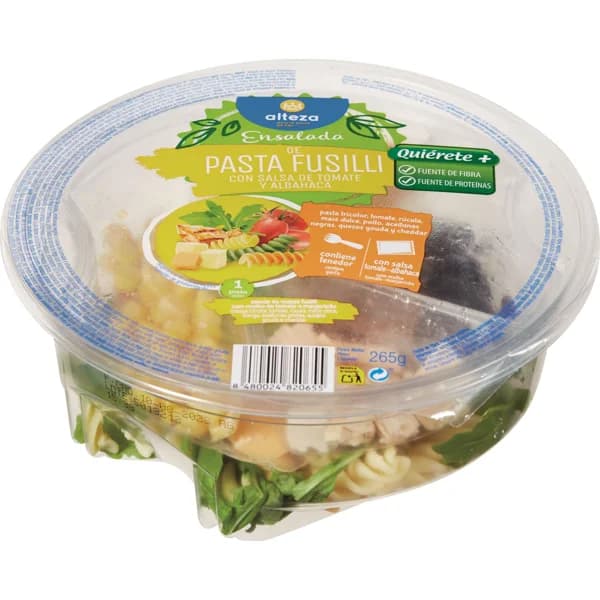Ensalada Completa Pasta Fusilli - 0.26 kg - Imagen del producto en Findit