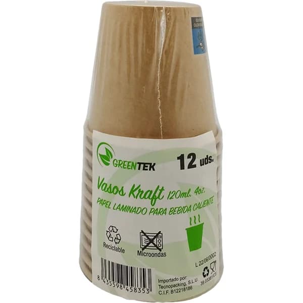 Vaso Pequeño120Ml Apto Para Bebidas Calients - 12.14 ud - Imagen del producto en Findit